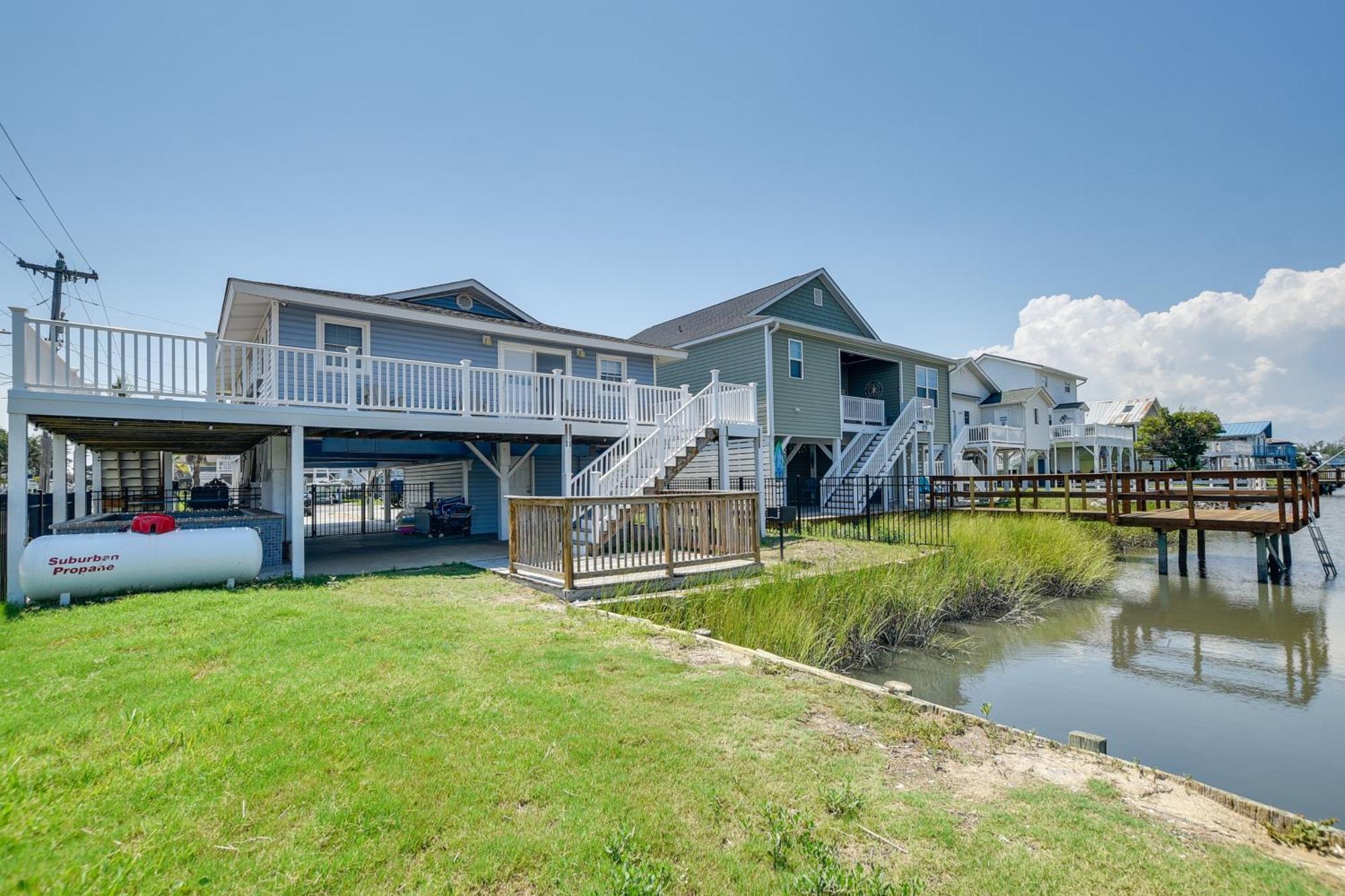 Waterfront North Myrtle Beach Home With Pool And Deck Экстерьер фото